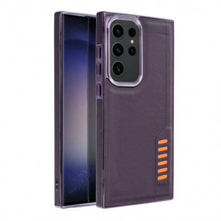 Kryt MILANO na Samsung Galaxy S23 Ultra 5G Tmavo fialový (purple)