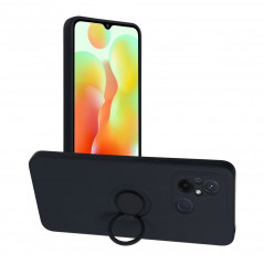 Kryt Silicone ring na XIAOMI Redmi 12C Čierny