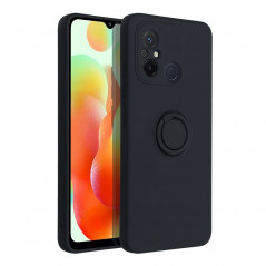 Kryt Silicone ring na XIAOMI Redmi 12C Čierny