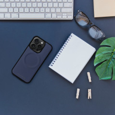 Kryt Roar Mag Morning na Apple iPhone 14 Elegant  MagSAFE  Tmavší modrý