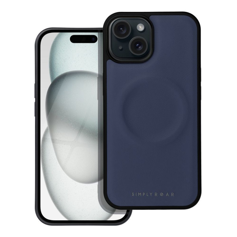 Kryt Roar Mag Morning na Apple iPhone 15 Elegant  MagSAFE  Tmavší modrý