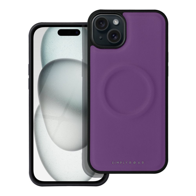 Kryt Roar Mag Morning na Apple iPhone 15 Plus Elegant  MagSAFE  Fialový (Purple)