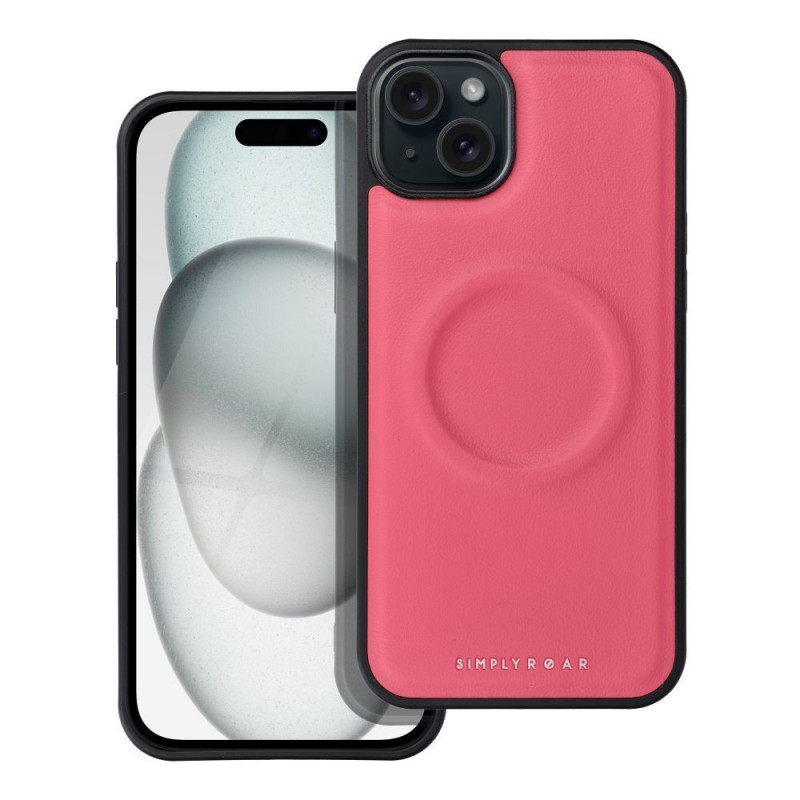 Kryt Roar Mag Morning na Apple iPhone 15 Plus Elegant  MagSAFE  Žiarivý ružový