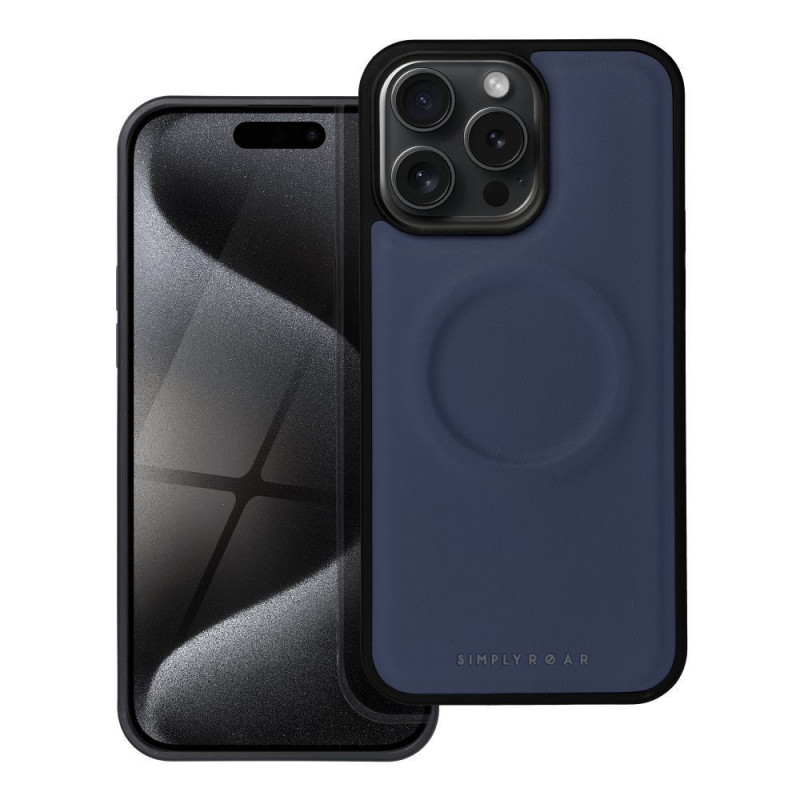 Kryt Roar Mag Morning na Apple iPhone 15 Pro Max Elegant  MagSAFE  Tmavší modrý