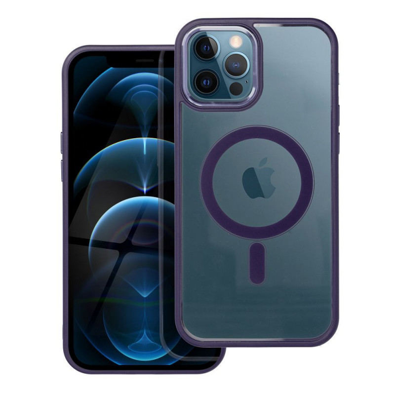 Kryt Color Edge Mag na Apple iPhone 12 Pro Max MagSAFE  Hlboká fialová