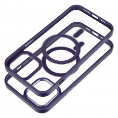 Kryt Color Edge Mag na Apple iPhone 12 Pro Max MagSAFE  Hlboká fialová