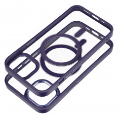 Kryt Color Edge Mag na Apple iPhone 13 MagSAFE  Hlboká fialová