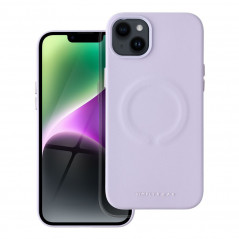 Kryt Roar Leather Mag na Apple iPhone 14 Plus Elegant  MagSAFE  Fialový (Purple)