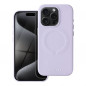 Kryt Roar Leather Mag na Apple iPhone 15 Pro Elegant  MagSAFE  Fialový (Purple)