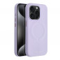 Kryt Roar Leather Mag na Apple iPhone 15 Pro Elegant  MagSAFE  Fialový (Purple)