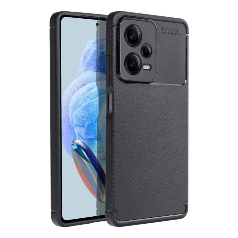 Kryt Carbon premium na XIAOMI Redmi Note 12 Pro 5G Elegant  Čierny
