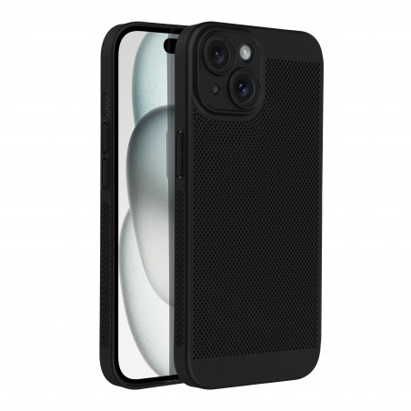 Kryt Breezy na Apple iPhone 15 Čierny