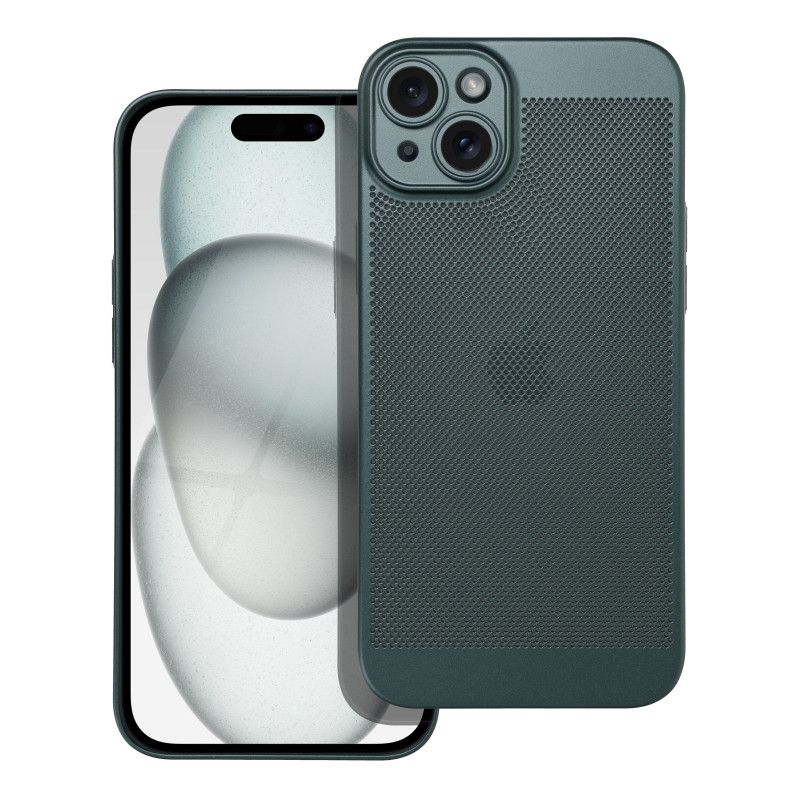 Kryt Breezy na Apple iPhone 15 Plus Zelený