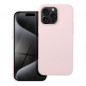 Kryt Leather Mag Cover na Apple iPhone 15 Pro Max Elegant  MagSAFE  Pieskovo ružový