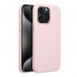 Kryt Leather Mag Cover na Apple iPhone 15 Pro Max Elegant  MagSAFE  Pieskovo ružový
