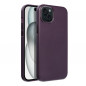 Kryt Leather Mag Cover na Apple iPhone 15 Plus Elegant  MagSAFE  Tmavo fialový (violet)