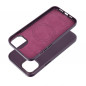 Kryt Leather Mag Cover na Apple iPhone 15 Plus Elegant  MagSAFE  Tmavo fialový (violet)