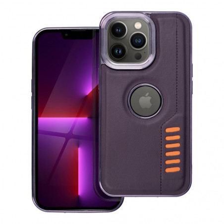 Kryt MILANO na Apple iPhone 13 Pro Tmavo fialový (purple)