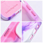 Kryt Leather Mag Cover na Apple iPhone 15 Pro Max Elegant  MagSAFE  Fialová škvrna