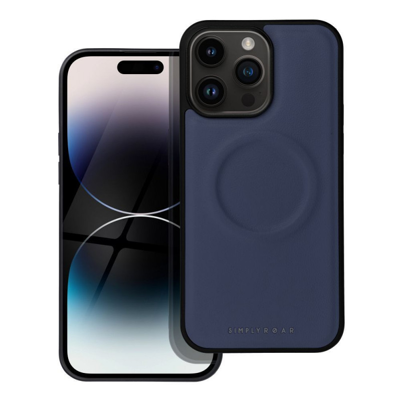 Kryt Roar Mag Morning na Apple iPhone 14 Pro Max Elegant  MagSAFE  Tmavší modrý