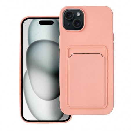 Kryt Card na Apple iPhone 15 Plus Ružový