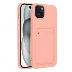 Kryt Card na Apple iPhone 15 Plus Ružový