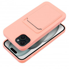 Kryt Card na Apple iPhone 15 Plus Ružový