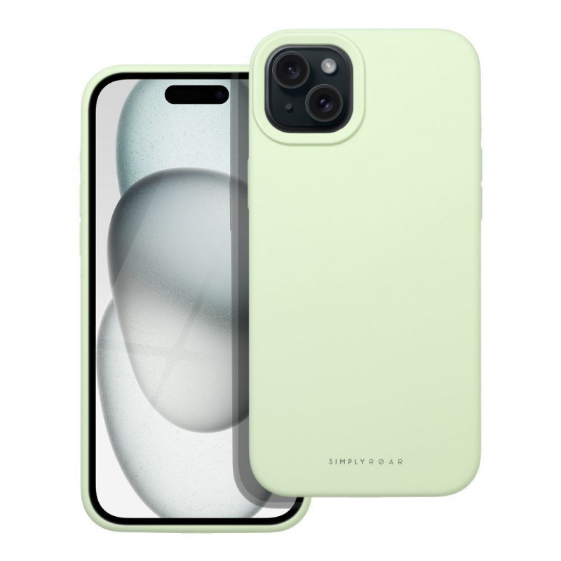 Kryt Roar Cloud-Skin na Apple iPhone 15 Plus Svetlo zelený