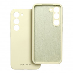Kryt Roar Cloud-Skin na Samsung Galaxy S23 5G Svetlo žltý