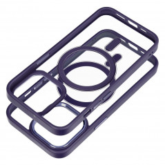 Kryt Color Edge Mag na Apple iPhone 13 Pro MagSAFE  Hlboká fialová