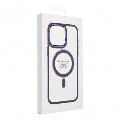 Kryt Color Edge Mag na Apple iPhone 13 Pro MagSAFE  Hlboká fialová