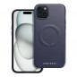 Kryt Roar Leather Mag na Apple iPhone 15 Plus Elegant  MagSAFE  Tmavší modrý