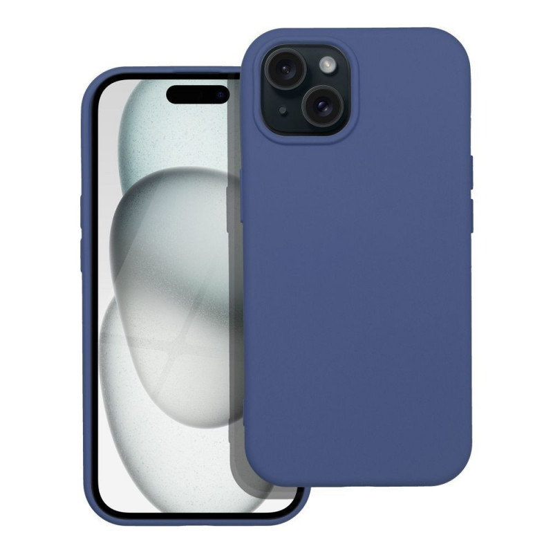 Kryt Silicone na Apple iPhone 15 Elegant  Modrý