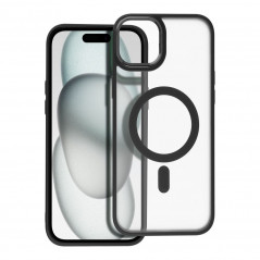 Kryt Matte Mag Cove na Apple iPhone 15 Plus MagSAFE Čierny