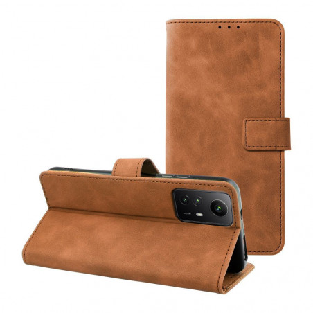 Peňaženkové puzdro TENDER Book na XIAOMI Redmi Note 12s Hnedý