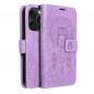 Peňaženkové puzdro MEZZO Book na Apple iPhone 15 Pro Lapač snov  Fialový (Purple)