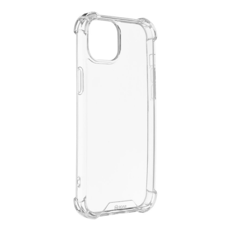 Kryt Roar Armor Jelly na Apple iPhone 15 Plus Prémiové puzdro  Transparentný