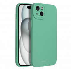 Kryt Roar Luna na Apple iPhone 15 Plus Jednofarebný, Štýlový, Estetický doplnok  Zelený