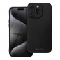 Kryt Roar Luna na Apple iPhone 15 Pro Max Jednofarebný, Štýlový, Estetický doplnok  Čierny