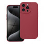 Kryt Roar Luna na Apple iPhone 15 Pro Max Jednofarebný, Štýlový, Estetický doplnok  Červený