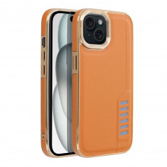 Kryt MILANO na Apple iPhone 15 Hnedý