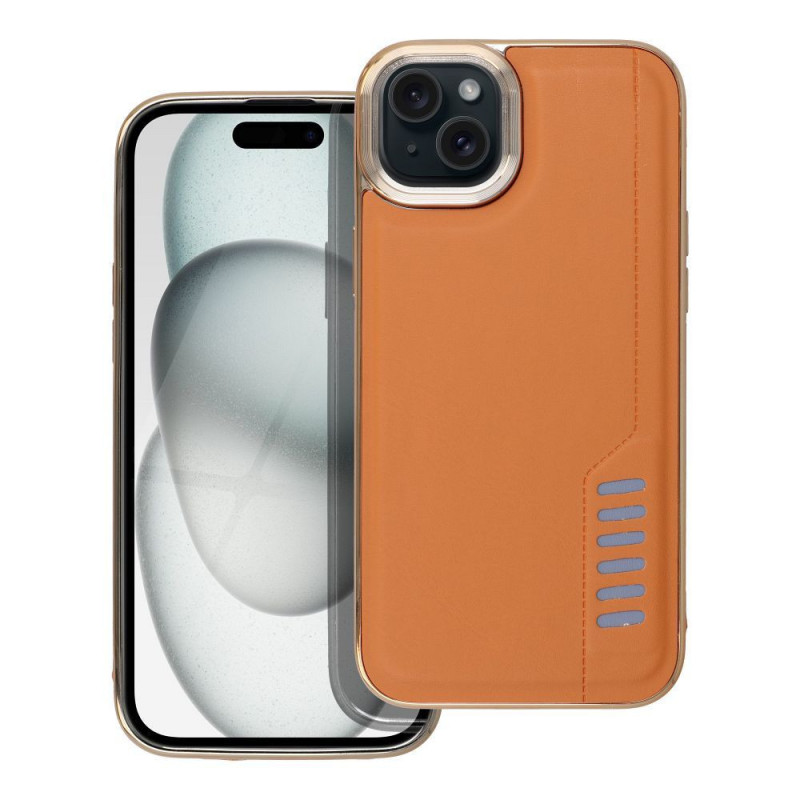 Kryt MILANO na Apple iPhone 15 Plus Hnedý Kryt MILANO na Apple iPhone 15 Plus Hnedý