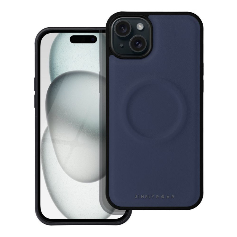 Kryt Roar Mag Morning na Apple iPhone 15 Plus Elegant  MagSAFE  Tmavší modrý