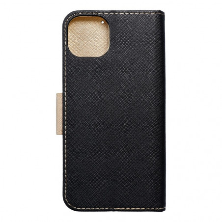Peňaženkové puzdro Fancy Book na Apple iPhone 15 Plus Čierny