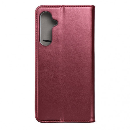 Peňaženkové puzdro Smart Magneto book na Samsung Galaxy S23 FE Bordový