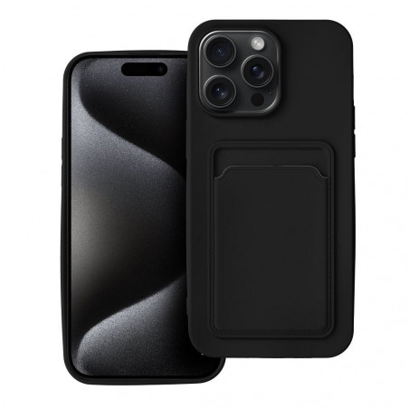 Kryt Card na Apple iPhone 15 Pro Max Čierny