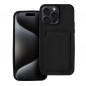 Kryt Card na Apple iPhone 15 Pro Max Čierny