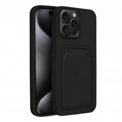 Kryt Card na Apple iPhone 15 Pro Max Čierny