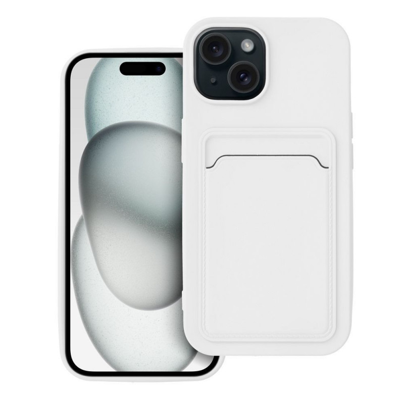 Kryt Card na Apple iPhone 15 Biely