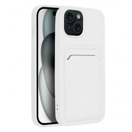 Kryt Card na Apple iPhone 15 Biely